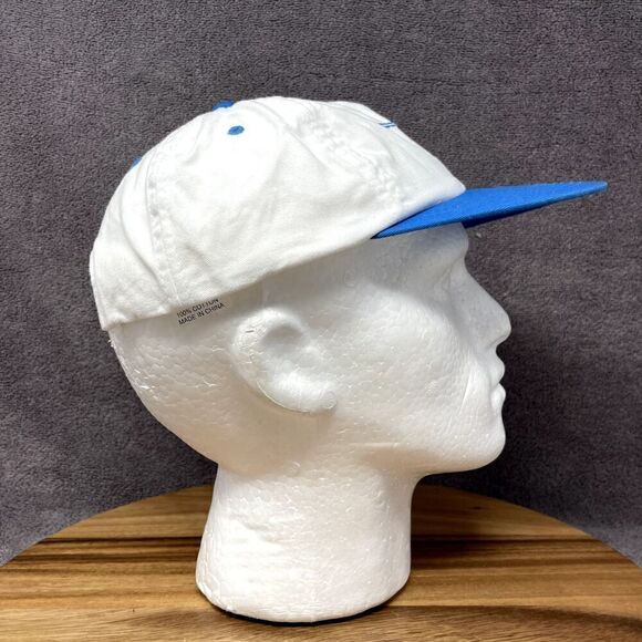 VTG Designated Driver Program 80s Snapback Hat Trucker Cap White Blue - Picture 7 of 10
